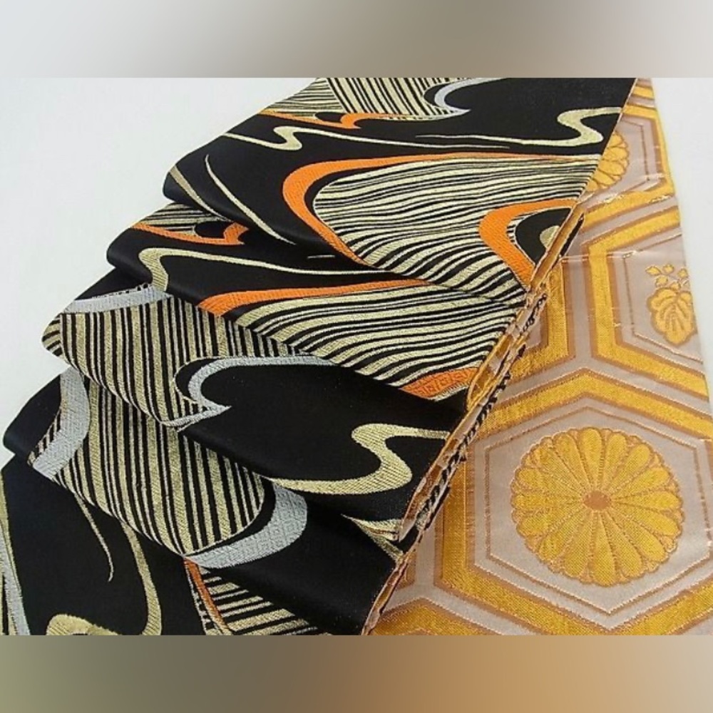 Japanese Double Sided Hanhaba Obi